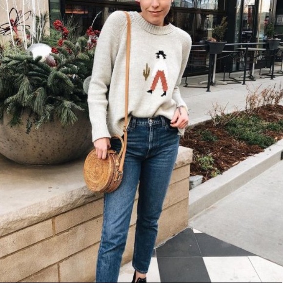 Madewell Sweaters - Madewell El Rancho Crew Neck Gray Sweater Small